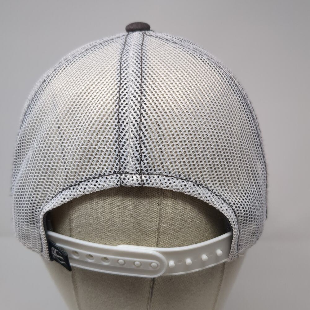 Athlete X Factory Snapback Trucker Cap Gray Os Adjustable Mesh Back Outdoor Cap View 6